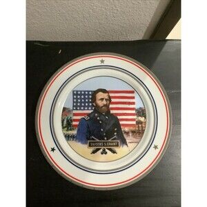 Anheuser Bush 1992 General Ulysses S. Grant Ceramic Limited Edition Plate #9187